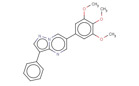3-PHENYL-6-(3,4,5-TRIMETHOXY-PHENYL)-PYRAZOLO[1,5-A]PYRIMIDINE